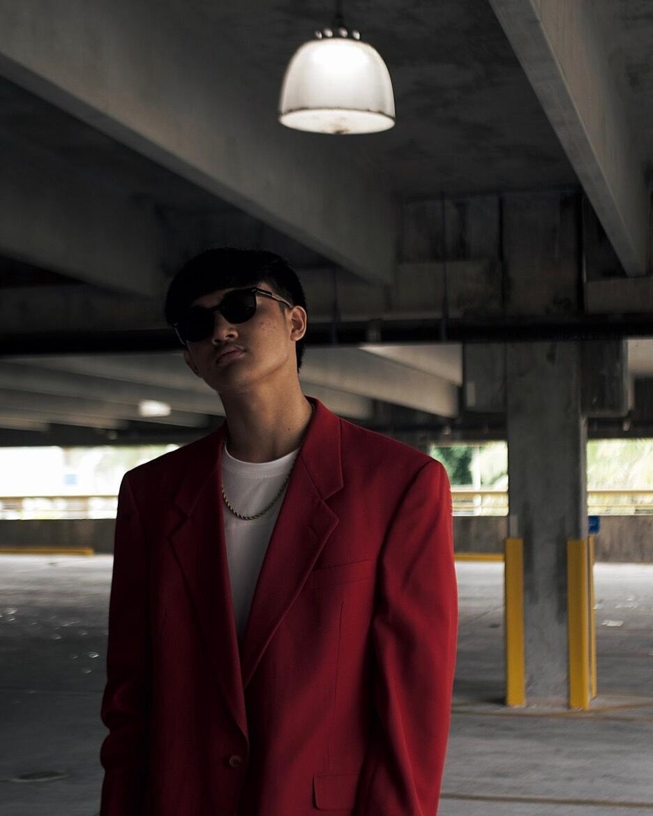 Clawwwd on a photoshoot for his EP "FOCUS."